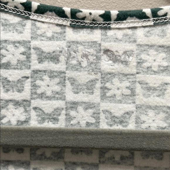 Harlow Green and White Crop Button Down Shirt - Picture 2 of 4